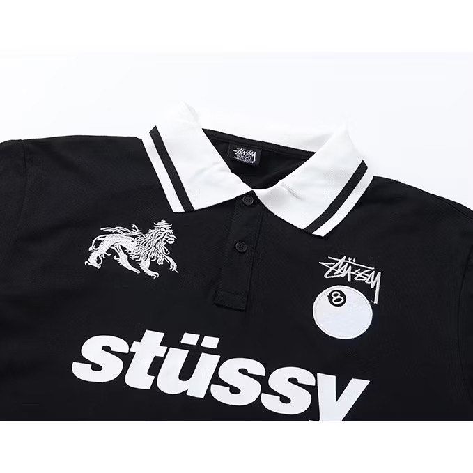 STUSSY FOOTBALL POLO